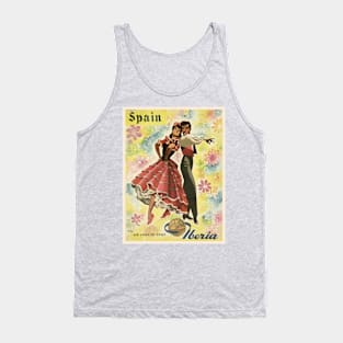 Vintage Spanish Travel Advertisement Tank Top